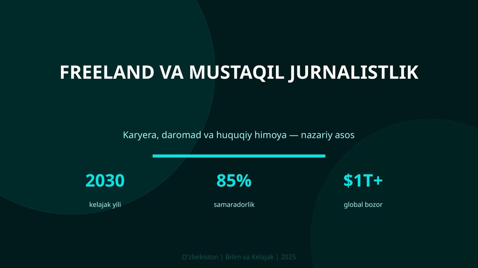 Freeland va mustaqil jurnalistlik