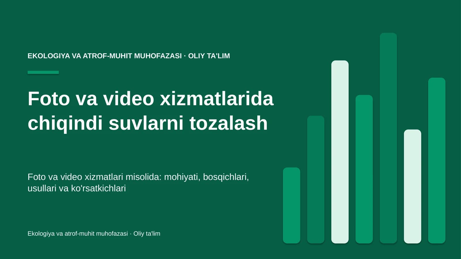 foto va video xizmatlarida chiqindi suvlarni tozalash 2876
