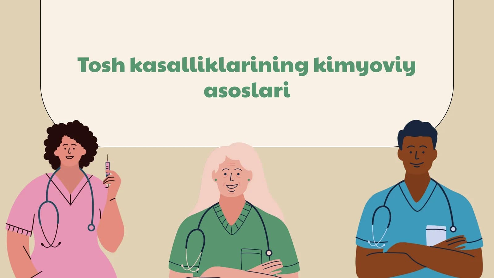 Tosh kasalliklarining kimyoviy asoslari