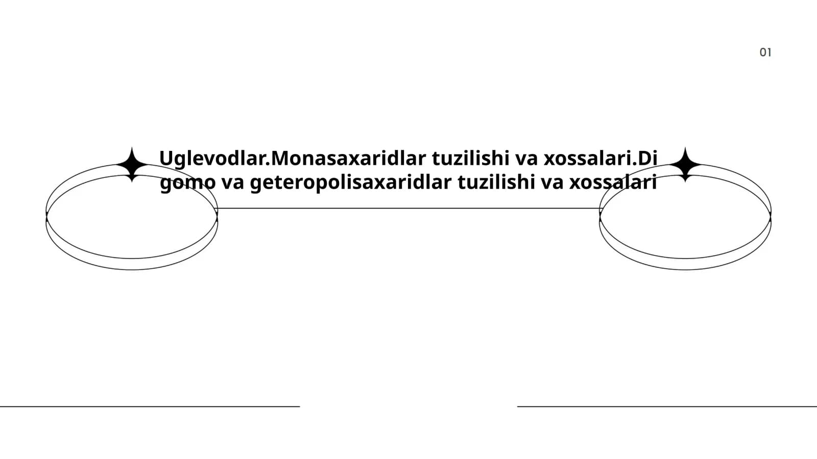 Uglevodlar.Monasaxaridlar tuzilishi va xossalari