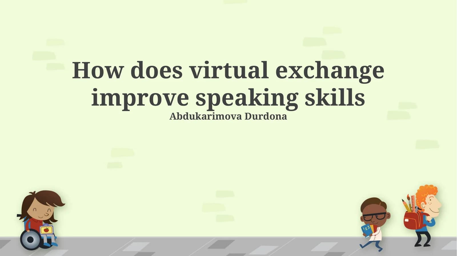 Virtual Exchange: A Catalyst for Enhanced Speaking Skills
