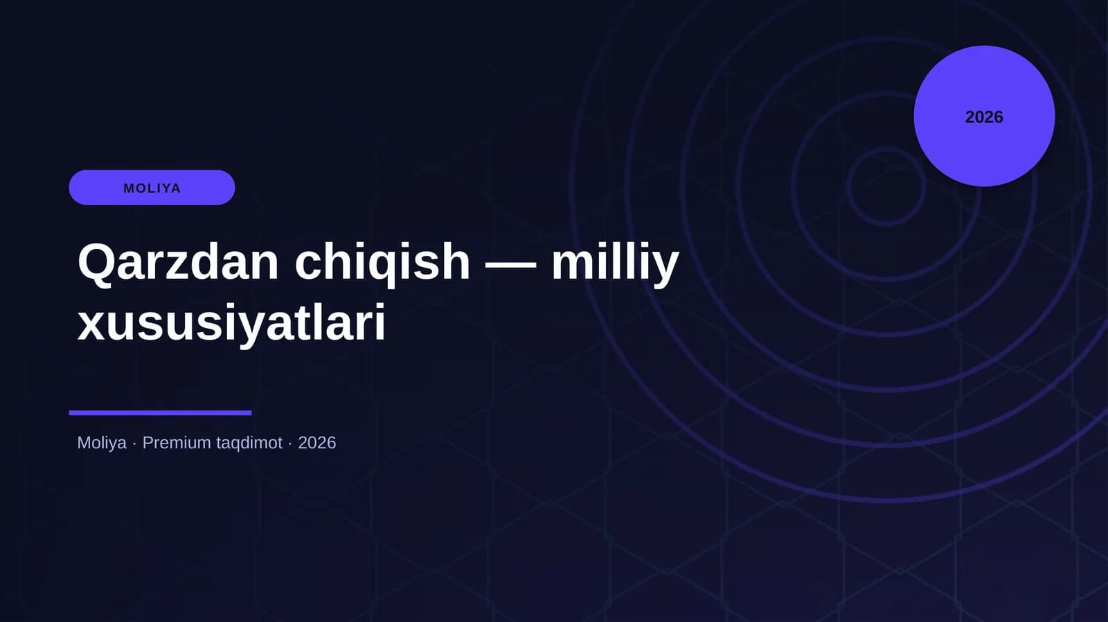 Qarzdan chiqish — milliy xususiyatlari