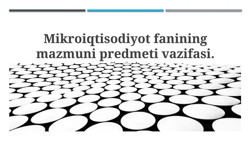 Mikroiqtisodiyot
