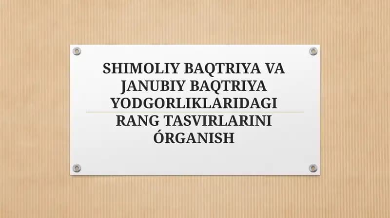 Rang Tasvirlari
