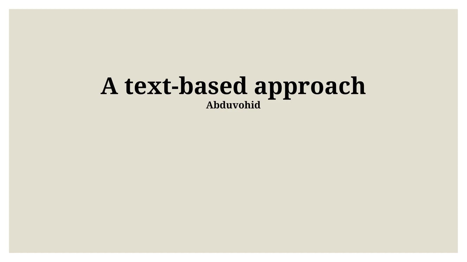 Plan: Tools and Technologies for Translation