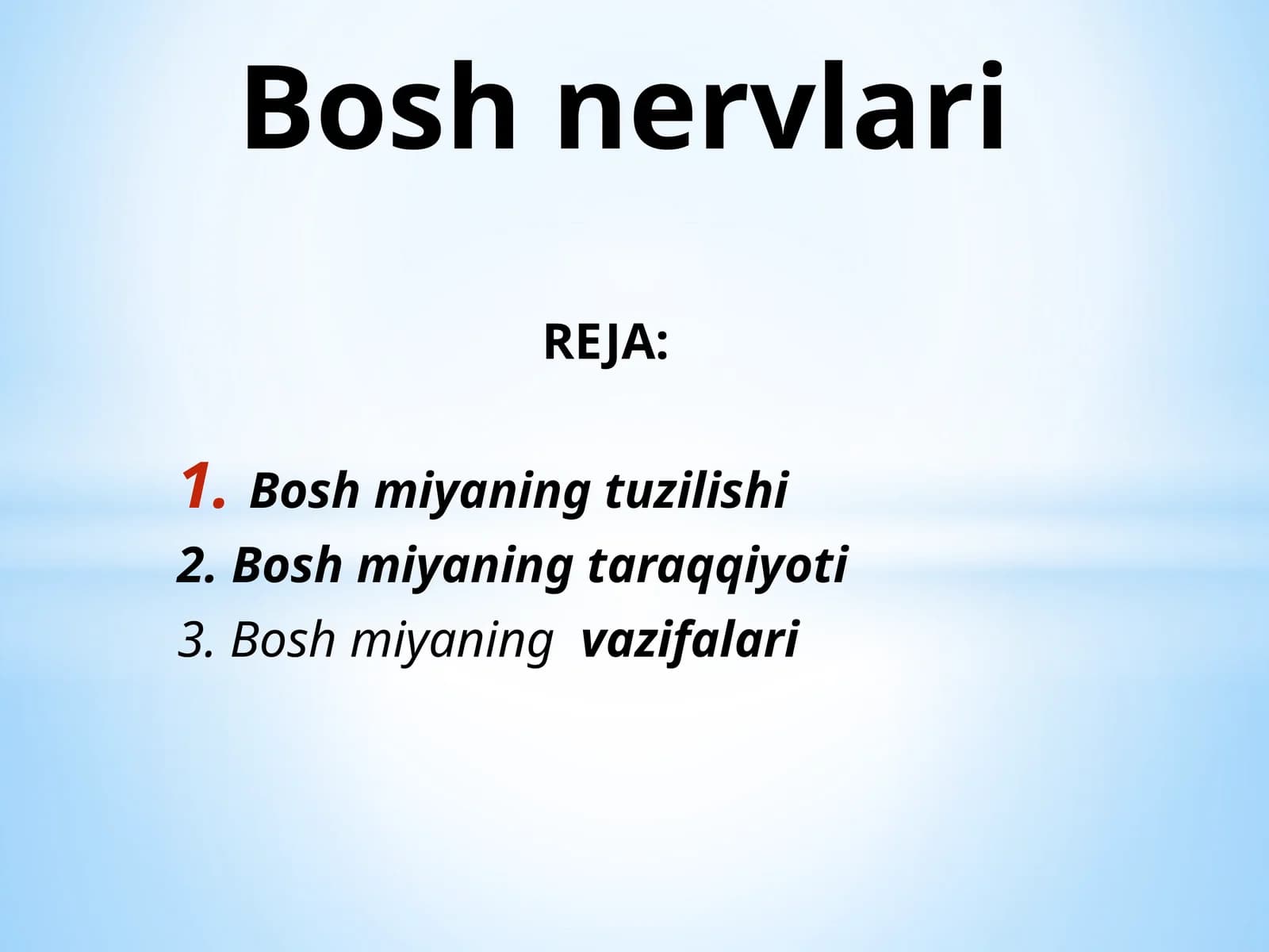 Boshnervlari