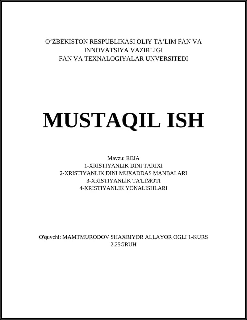 Iso Masihning hayoti va ta'limoti