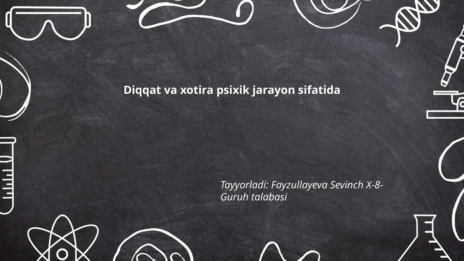 Diqqat va xotira tushunchalari