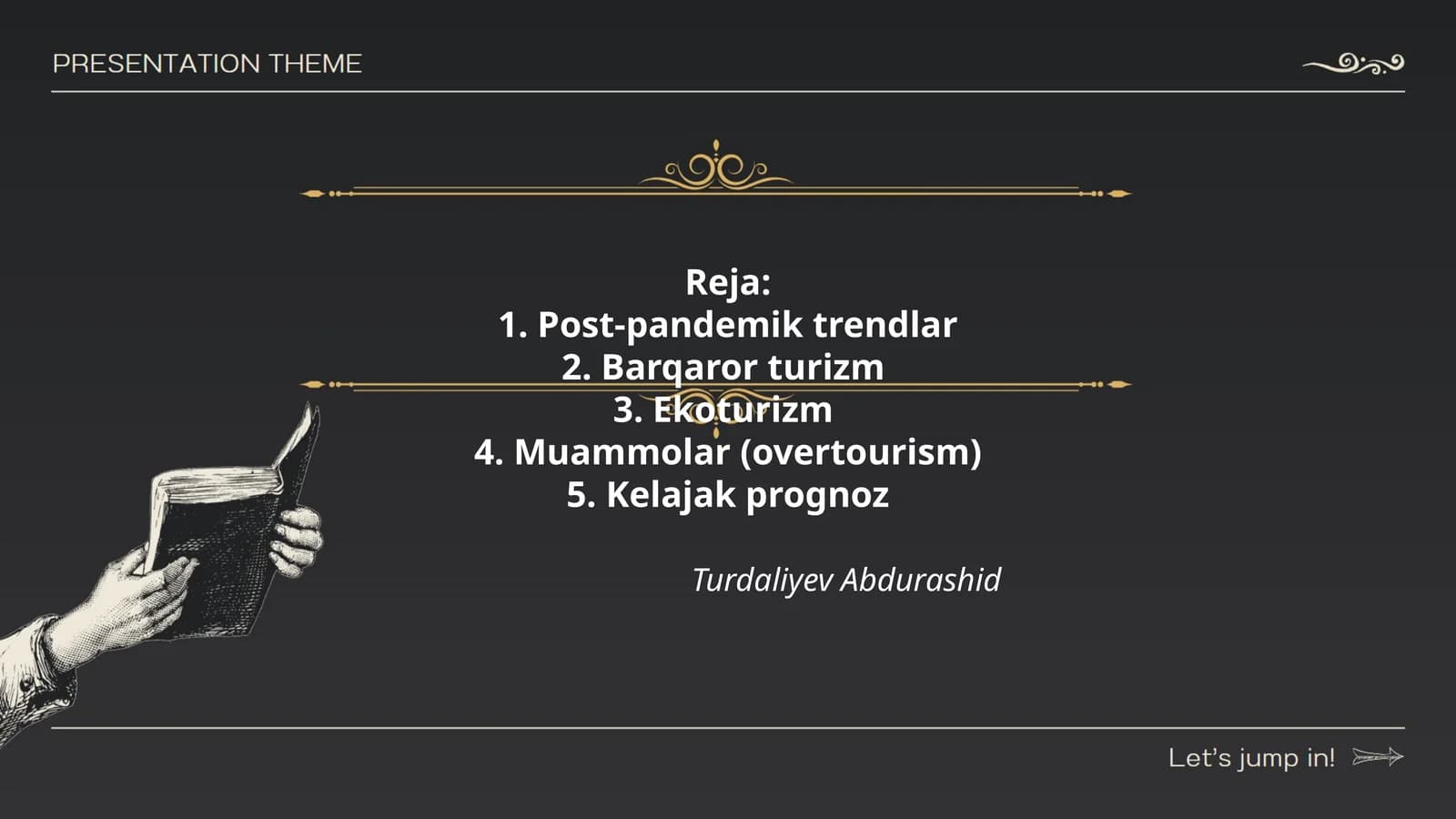 Post-pandemik sayohat odatlari va iste'molchi xulq-atvori