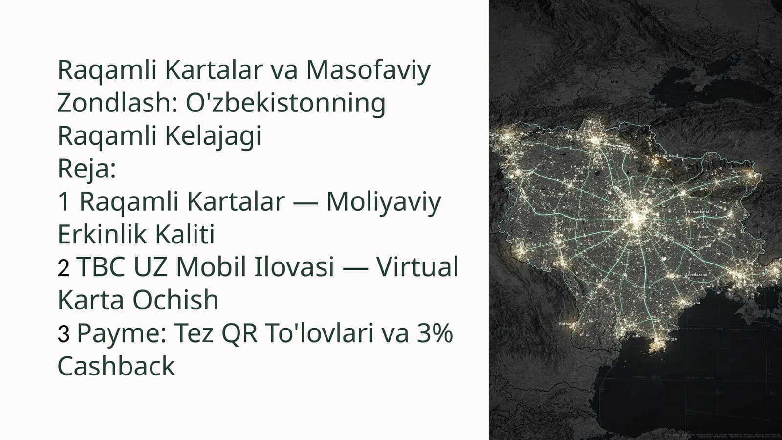 Raqamli Kartalar va Masofaviy Zondlash: O'zbekistonningRaqamliKelajagi