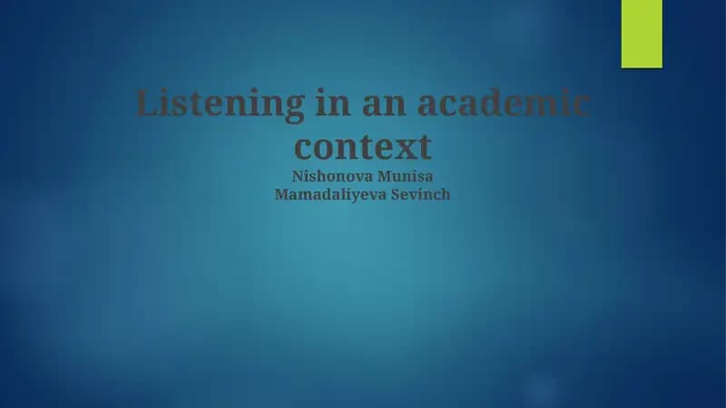 The Power of Active Listening in Academia
