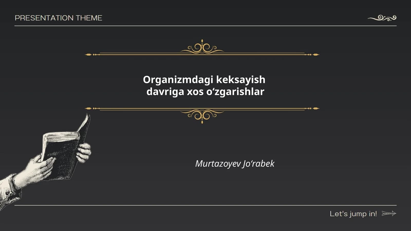 Organizmdagi keksayishdavriga xos oʻzgarishlar