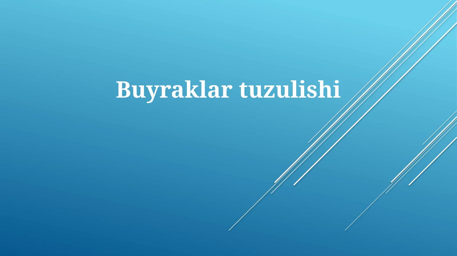 Buyraklartuzulishi