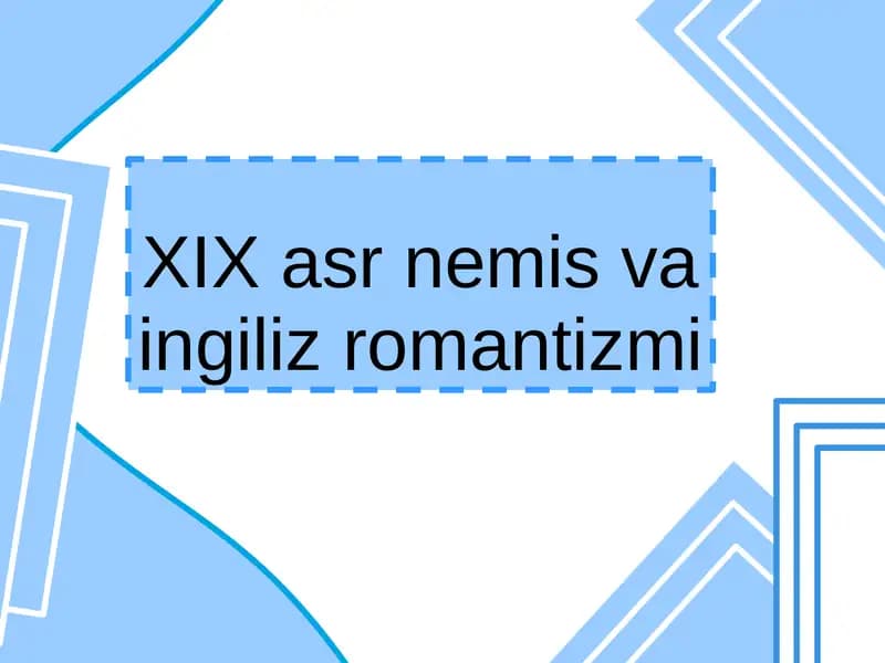 XIX asr engiliz romantizmi