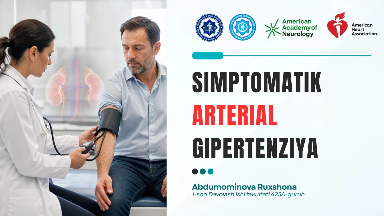 SIMPTOMATIK ARTERIAL GIPERTENZIYA