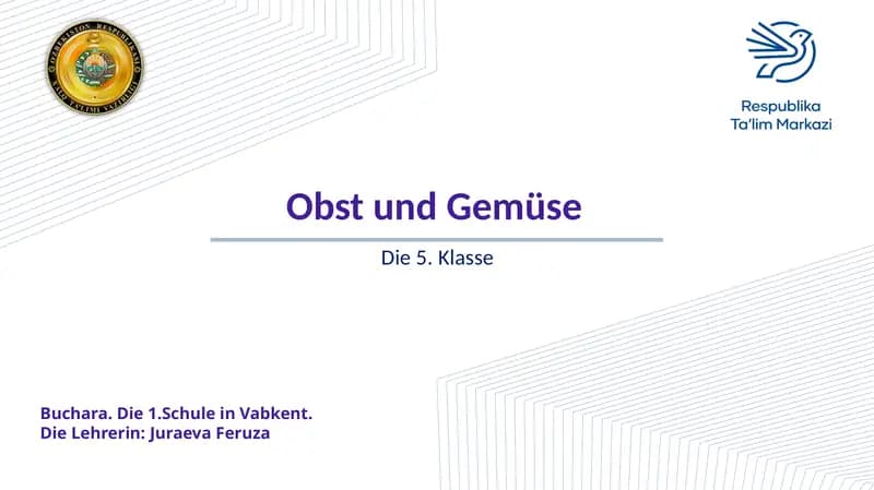 Die 1.Schule in Vabkent