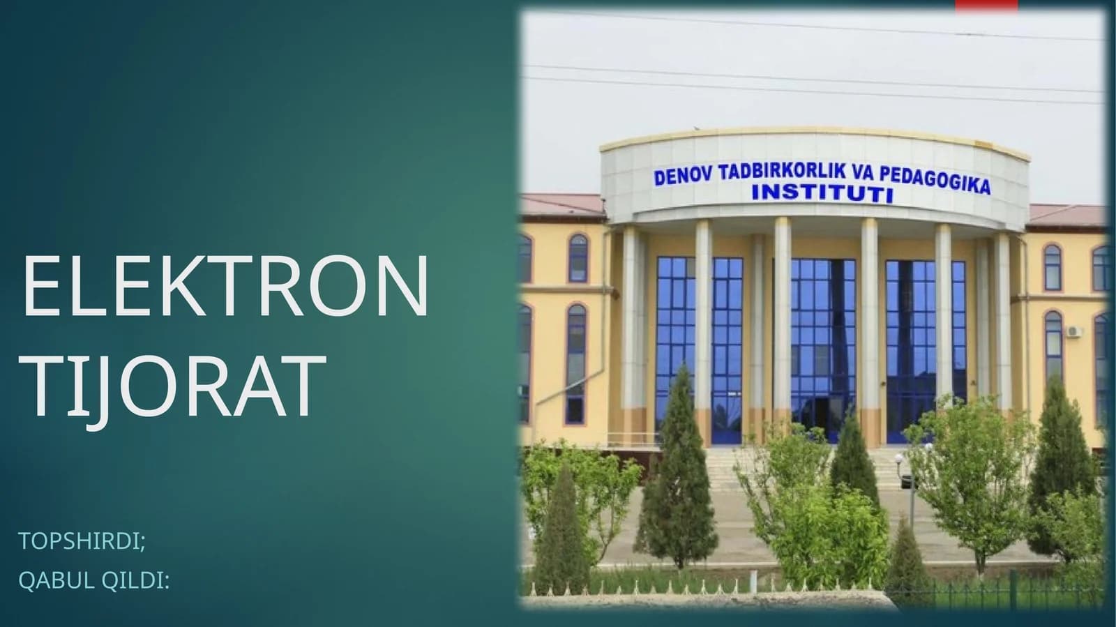 Elektrontijorat