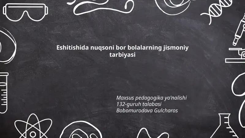 Maxsus pedagogika yo'nalishi