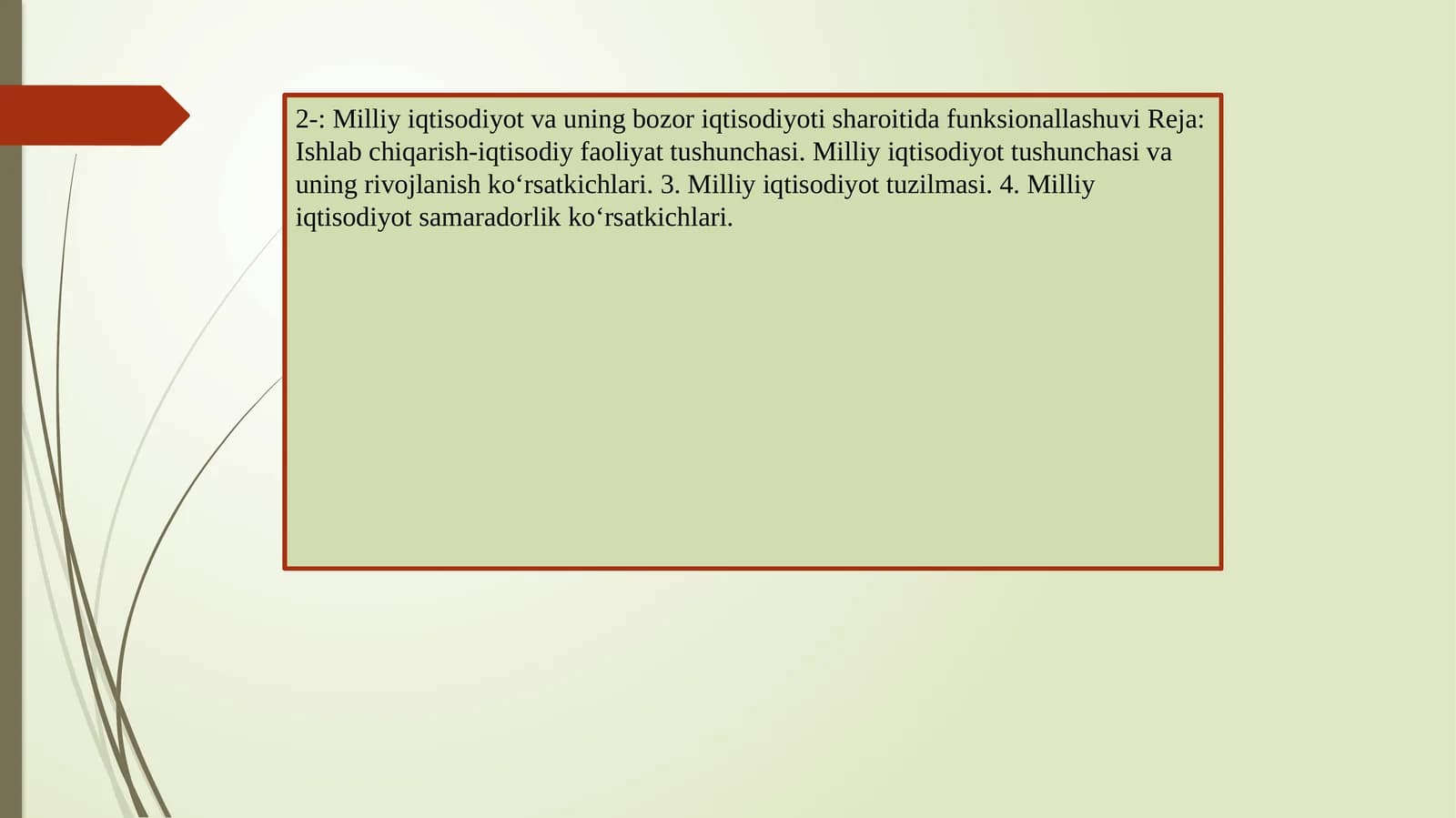 Ishlab chiqarish-iqtisodiy faoliyat