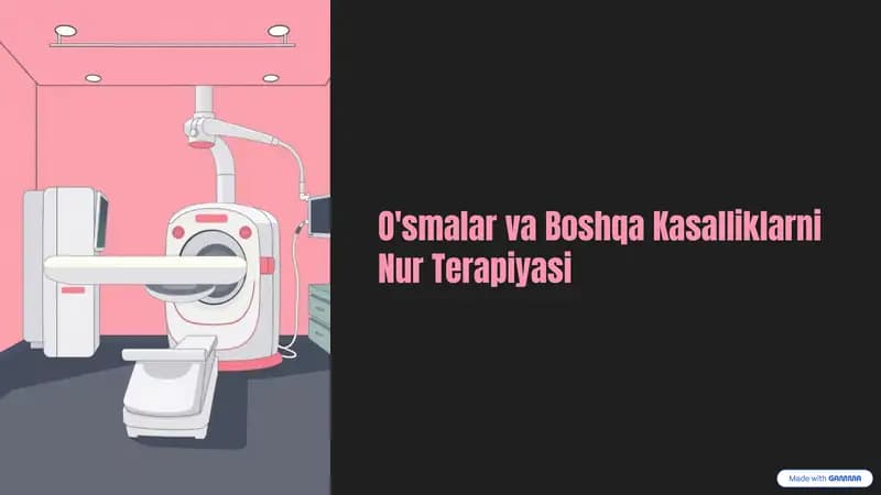 O'smalar va Boshqa Kasalliklarni Nur Terapiyasi