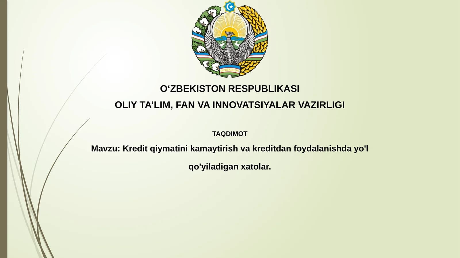 Kredit narxini kamaytirish usullari