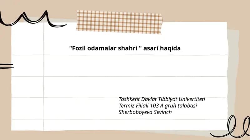 Fozil odamalar shahri