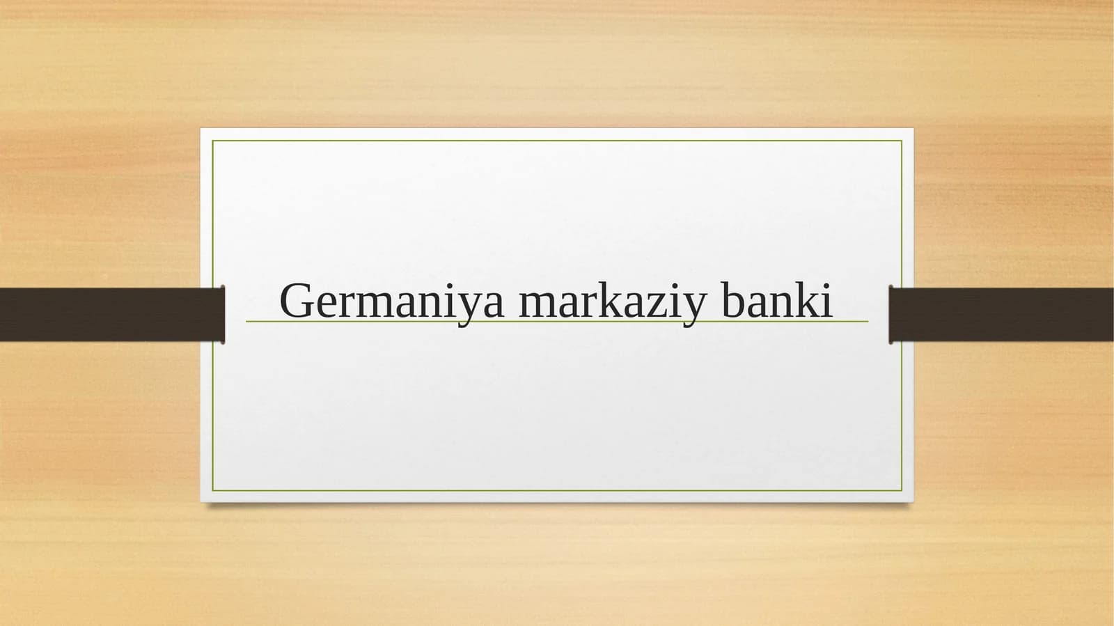 Germaniya markaziy banki