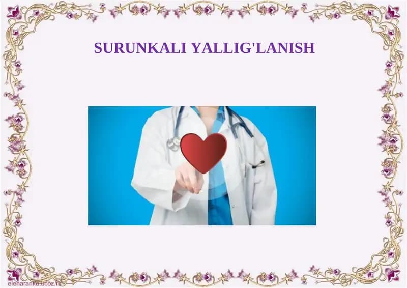 SURUNKALIYALLIG'LANISH