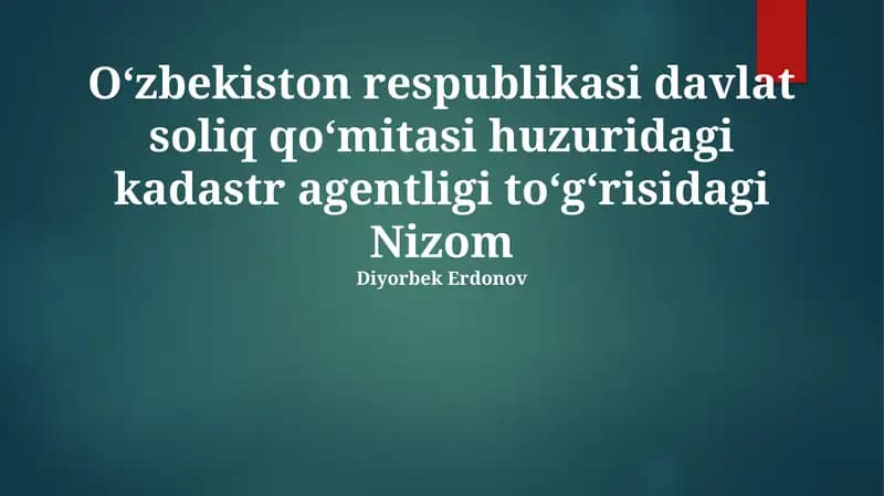 Kadastr agentligi