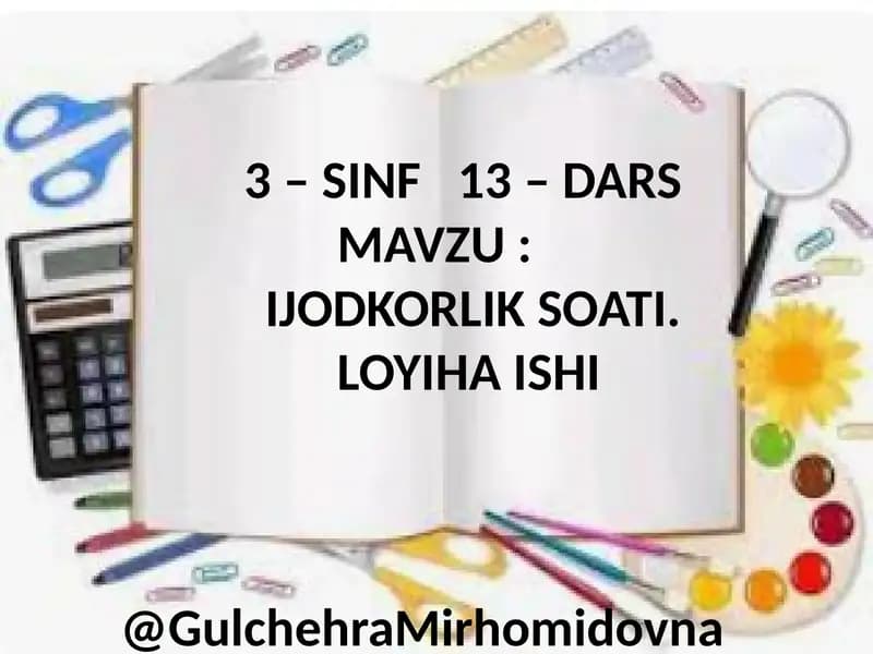 IJODKORLIK SOATI