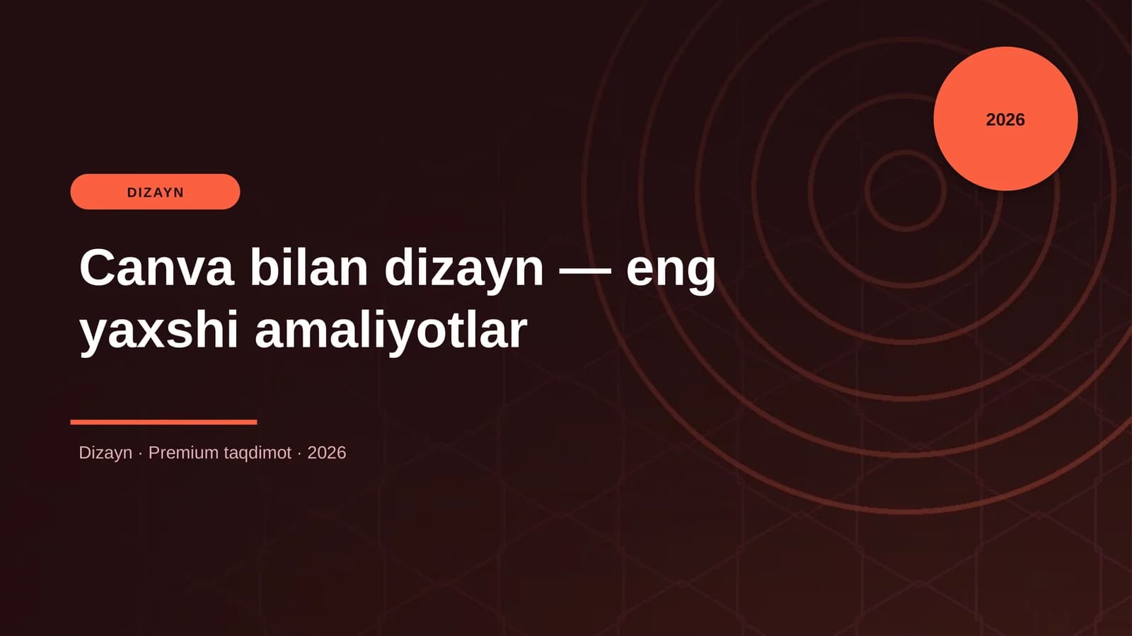 Canva bilan dizayn — eng yaxshi amaliyotlar