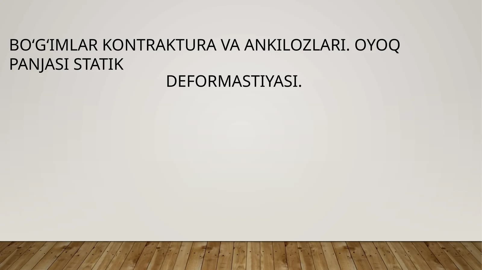 Bo‘g‘imlar kontrakturalari