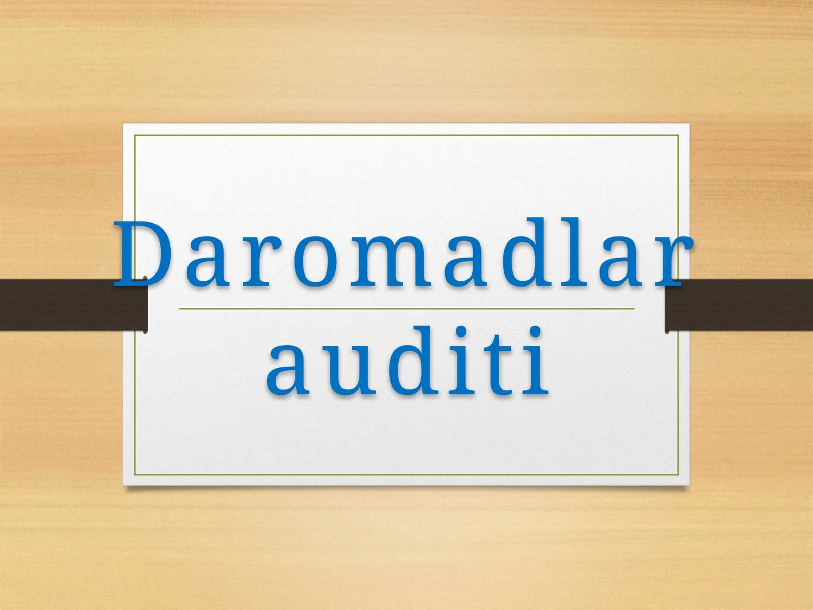Daromadlarauditi
