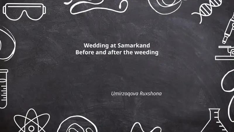 Wedding at Samarkand