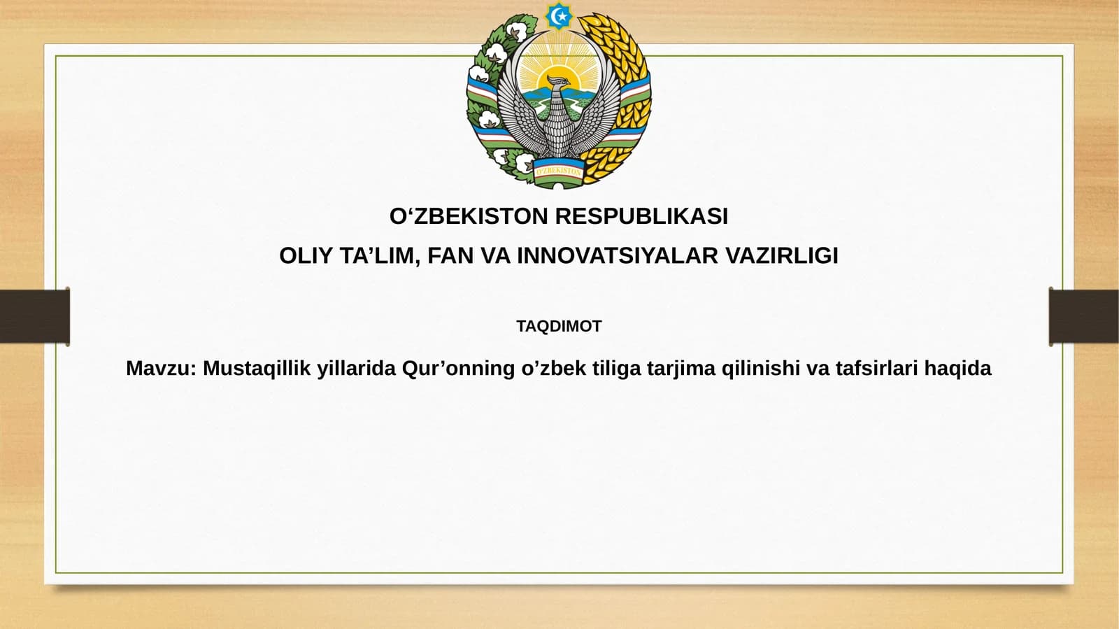 Mustaqillik yillarida Qur'on tarjimalari