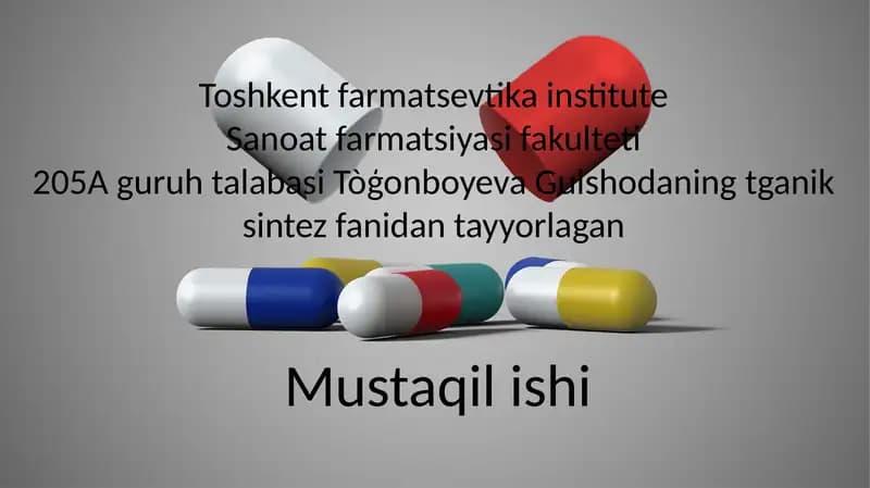 Toshkentfarmatsevtikainstitute