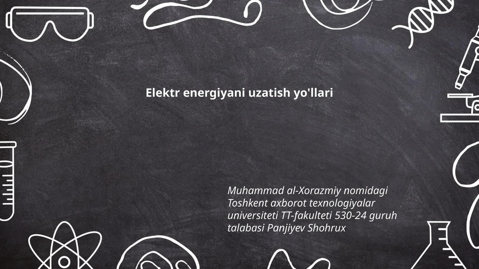 Elektr energiyani uzatish yo'llari