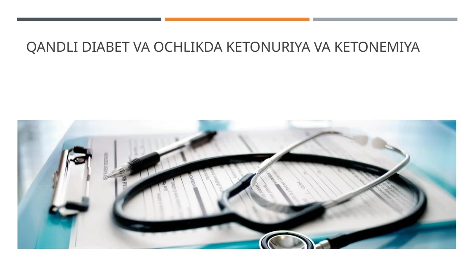 Qandli diabet va ochlikda ketoniriya ketonemiya