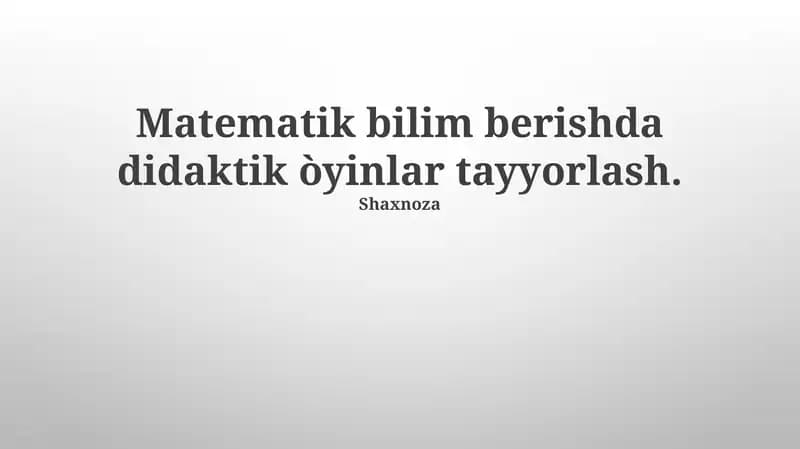 Qiziqarli Oʻyin Mexanizmlarini Lohiylamoq