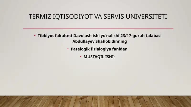 Essensial gipertoniya patogenezining zamonaviy aspektlari