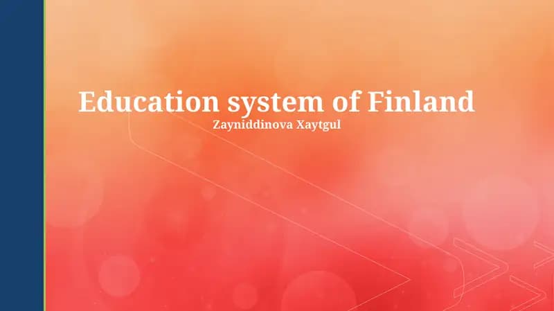 Education system of Finland