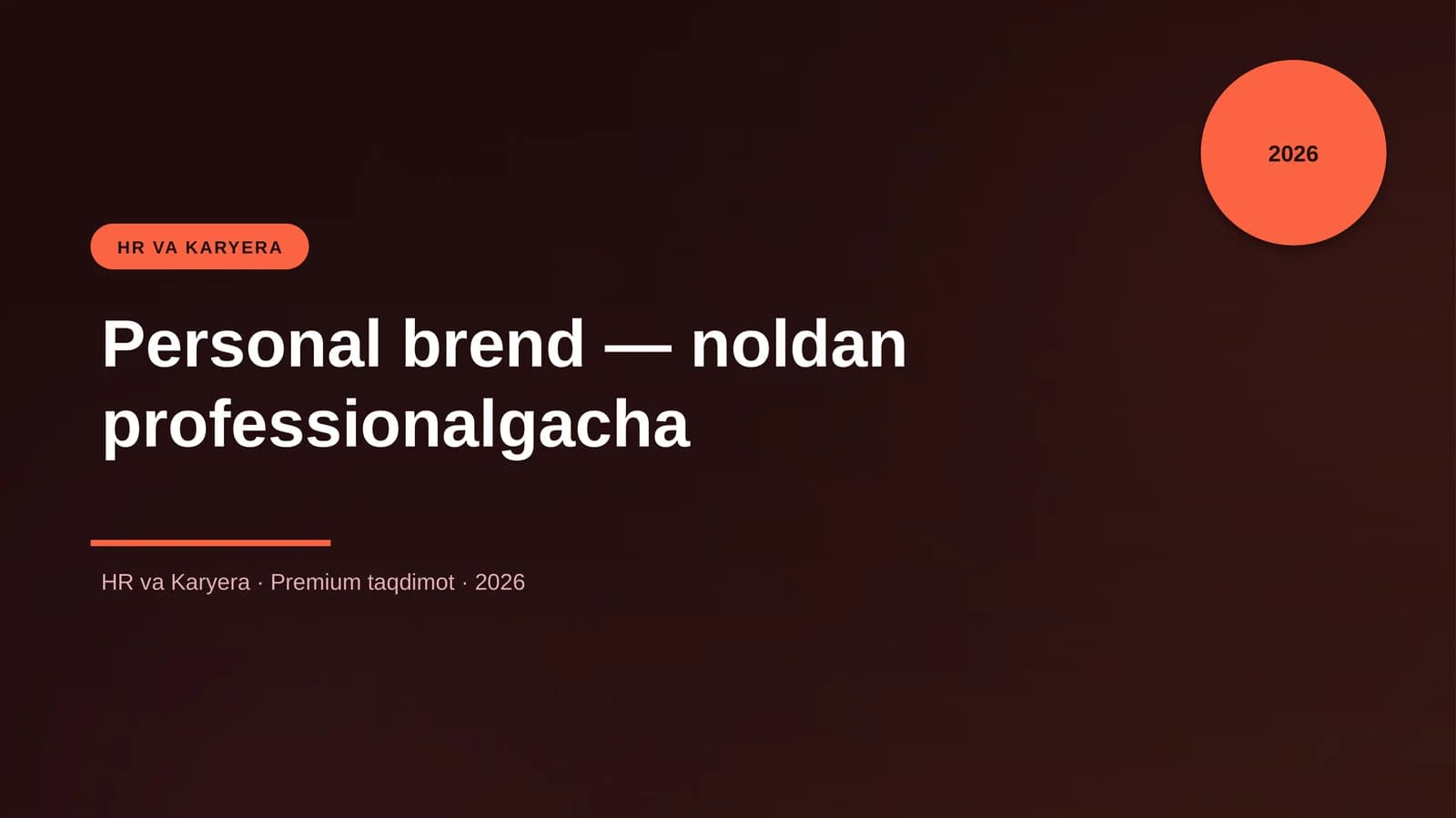 Personal brend — noldan professionalgacha