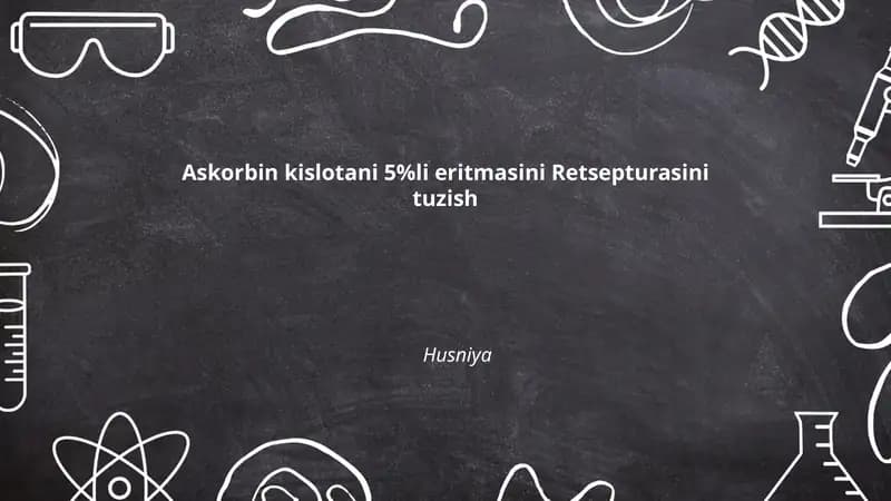 5% askorbin kislotali eritma