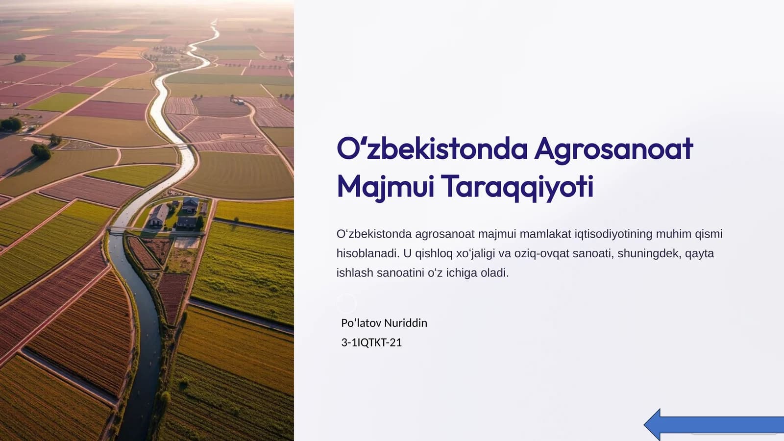 Agrosanoat Majmui Taraqqiyoti