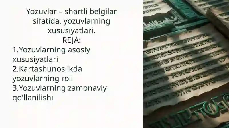 Yozuvlar