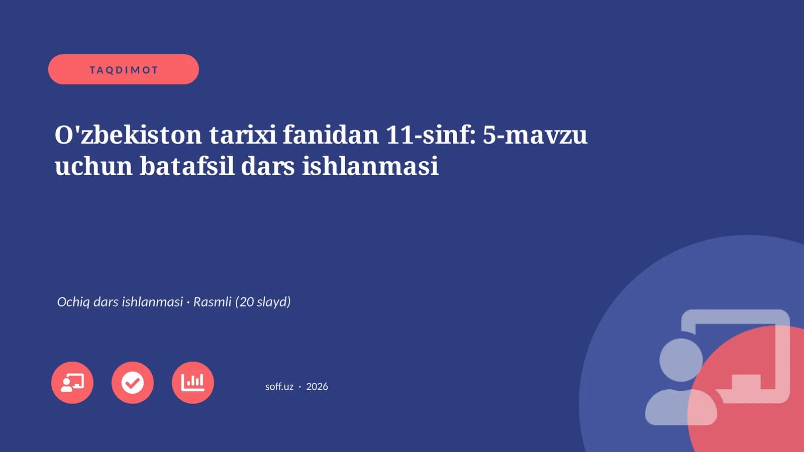 O'zbekiston Tarixi 11-sinf 5-mavzu