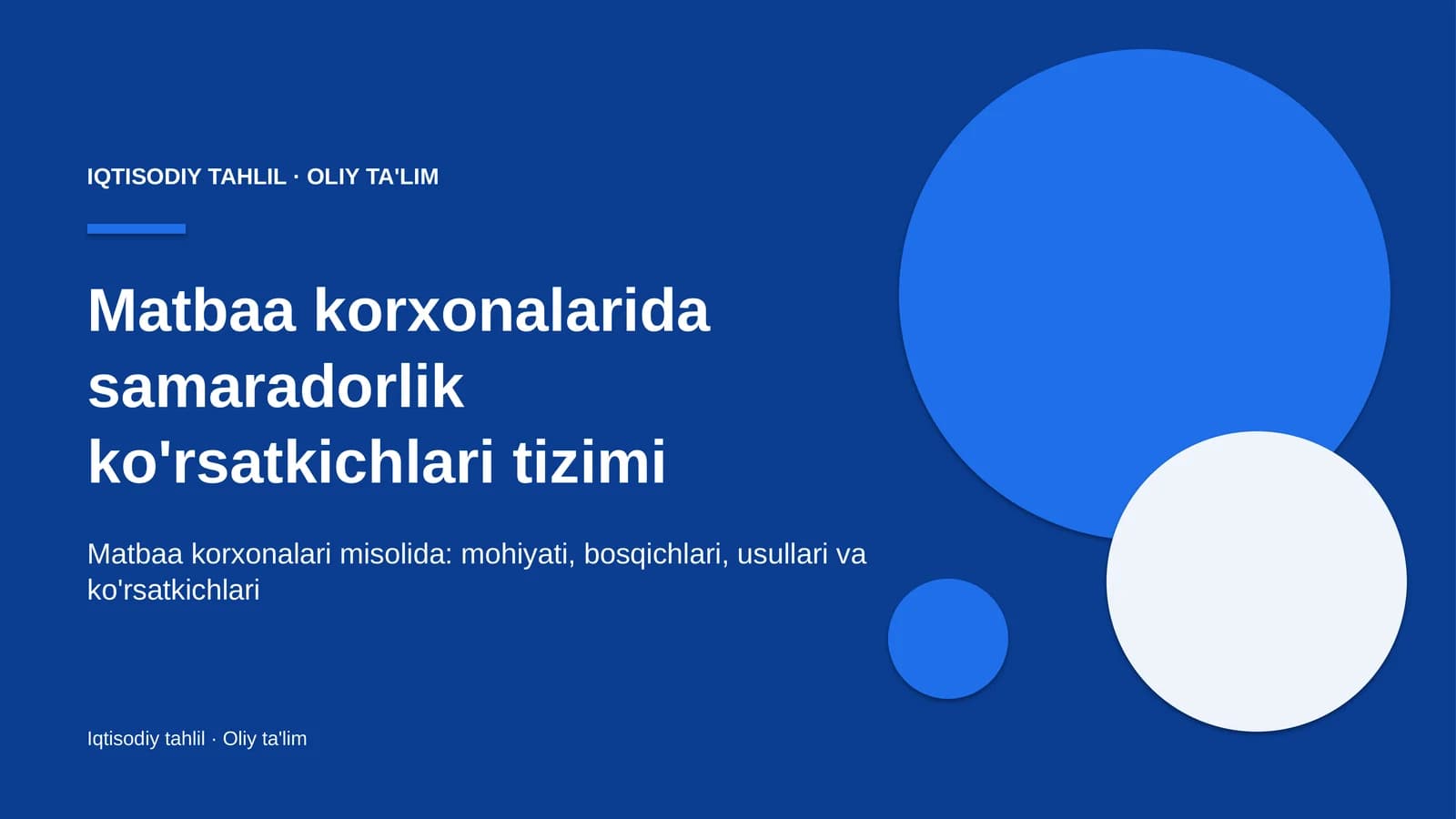 matbaa korxonalarida samaradorlik ko'rsatkichlari tizimi 4341