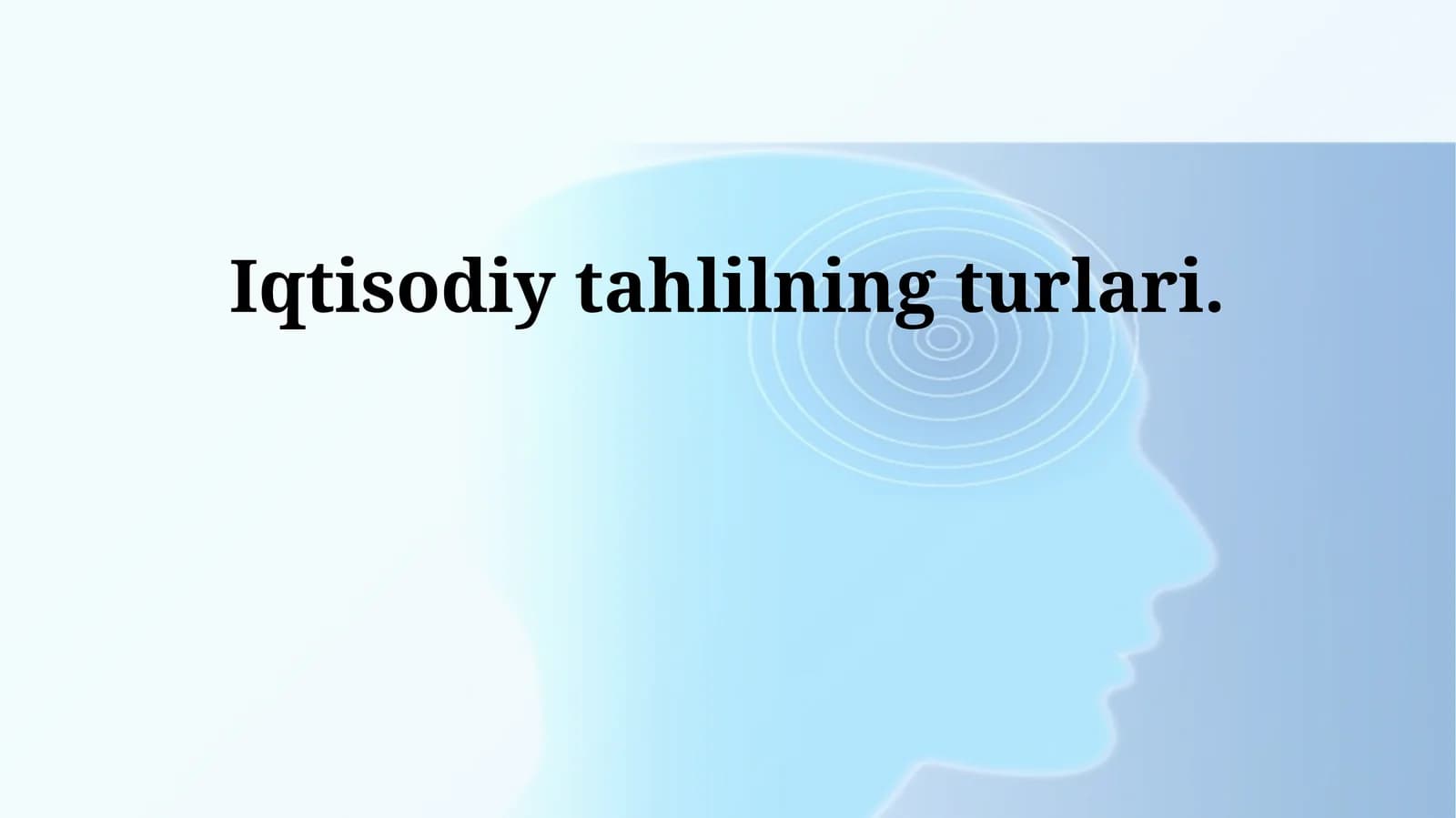 Iqtisodiy tahlilning turlari