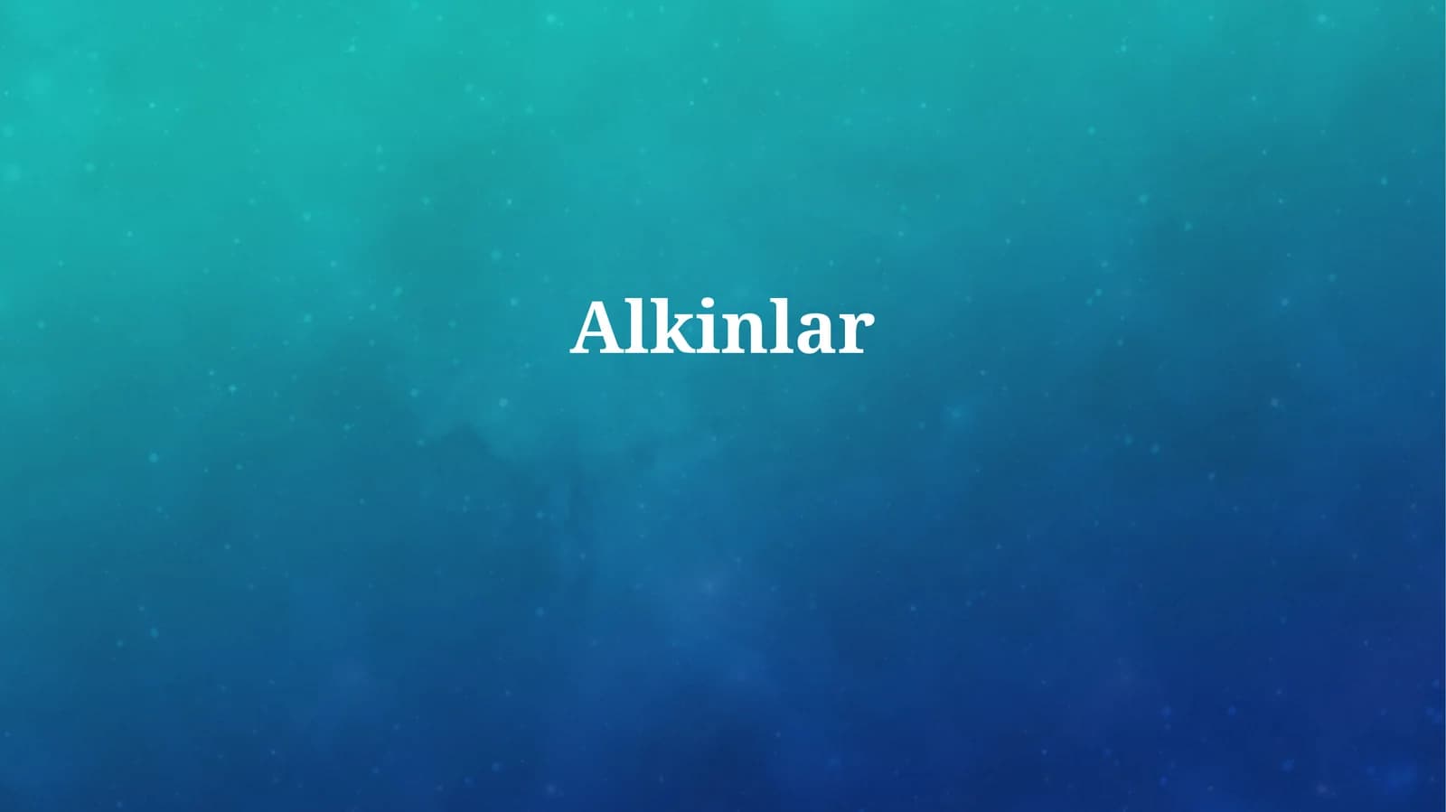 Alkinlar