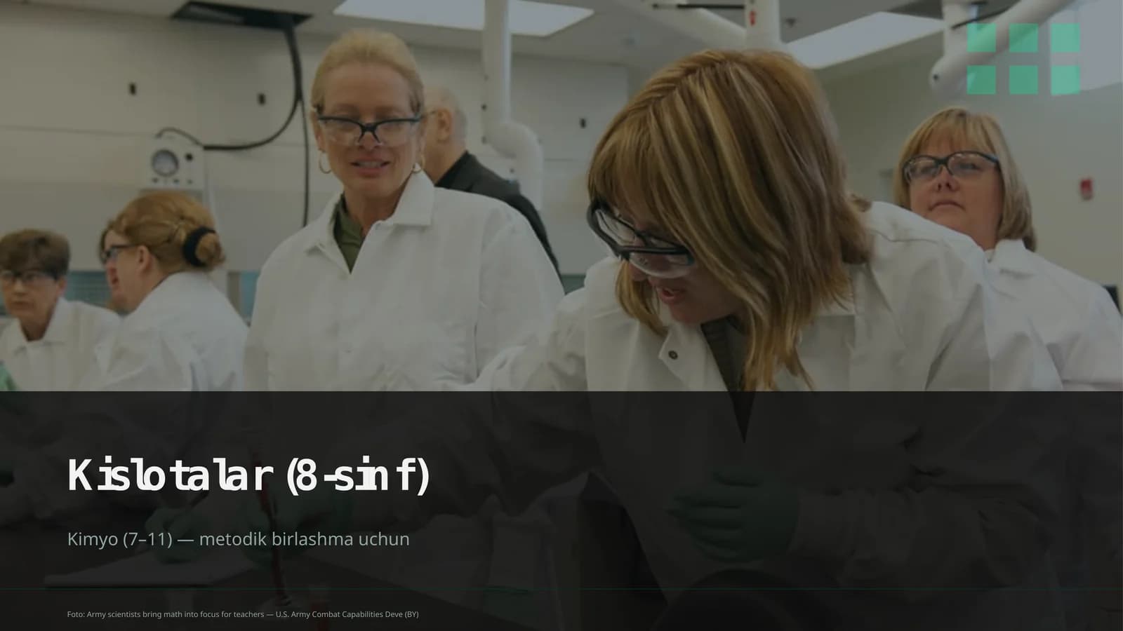 Kislotalar (8-sinf)
